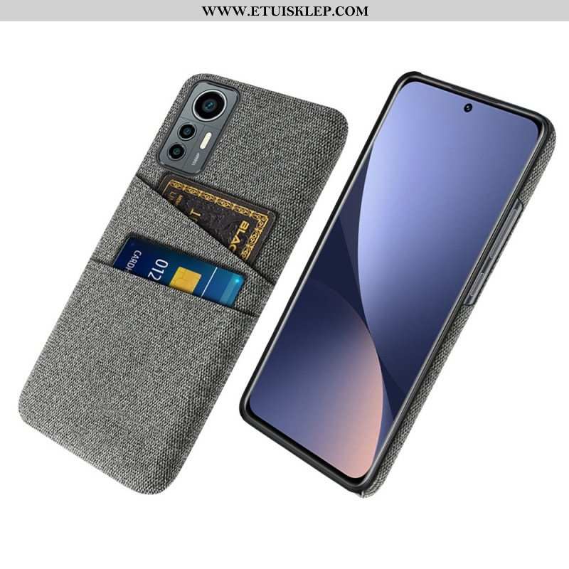 Etui do Xiaomi 12 Lite Tkanina Na Karty